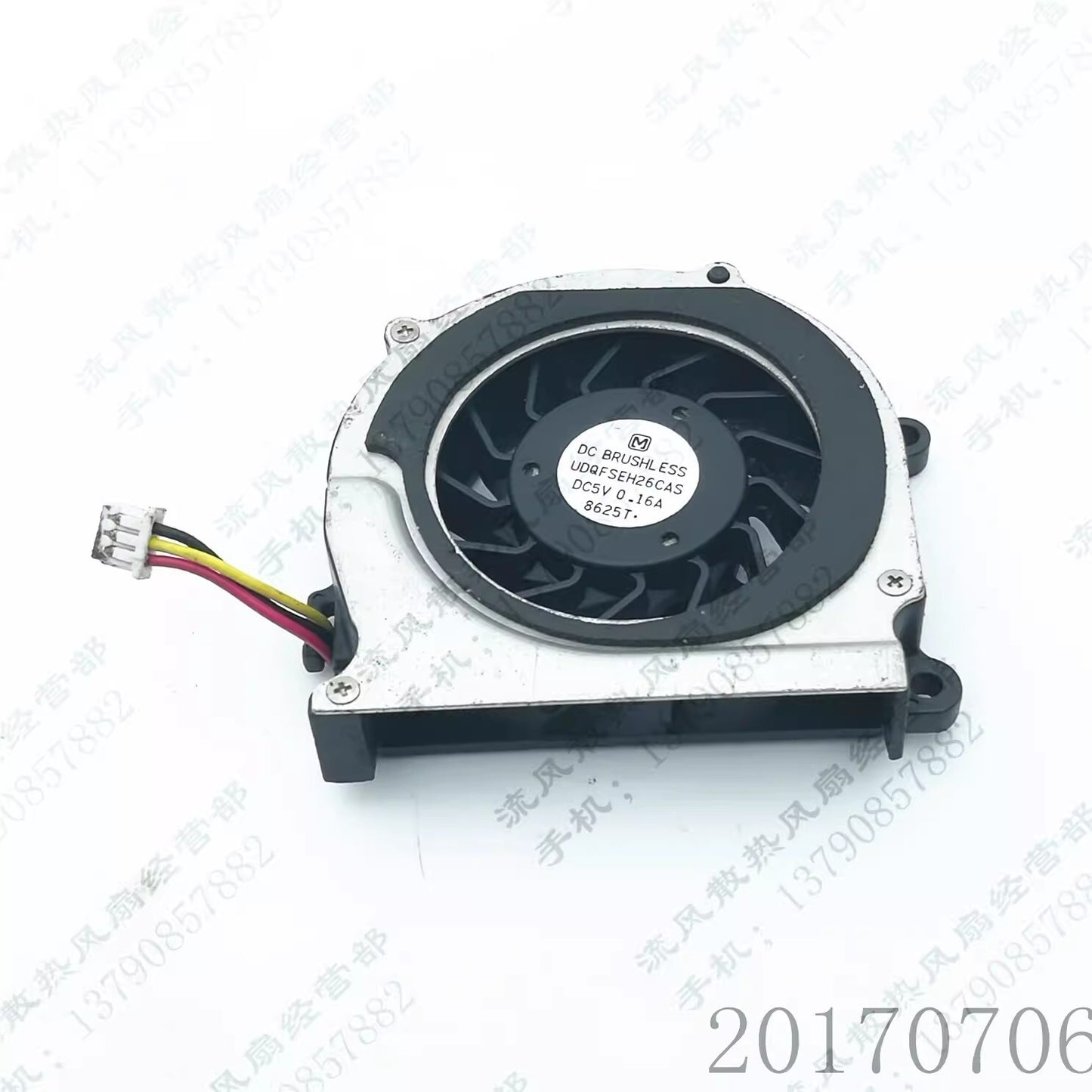 1PCS UDQFSEH26CAS 5V 0.16A 3-Wire Laptop CPU Cooling Fan