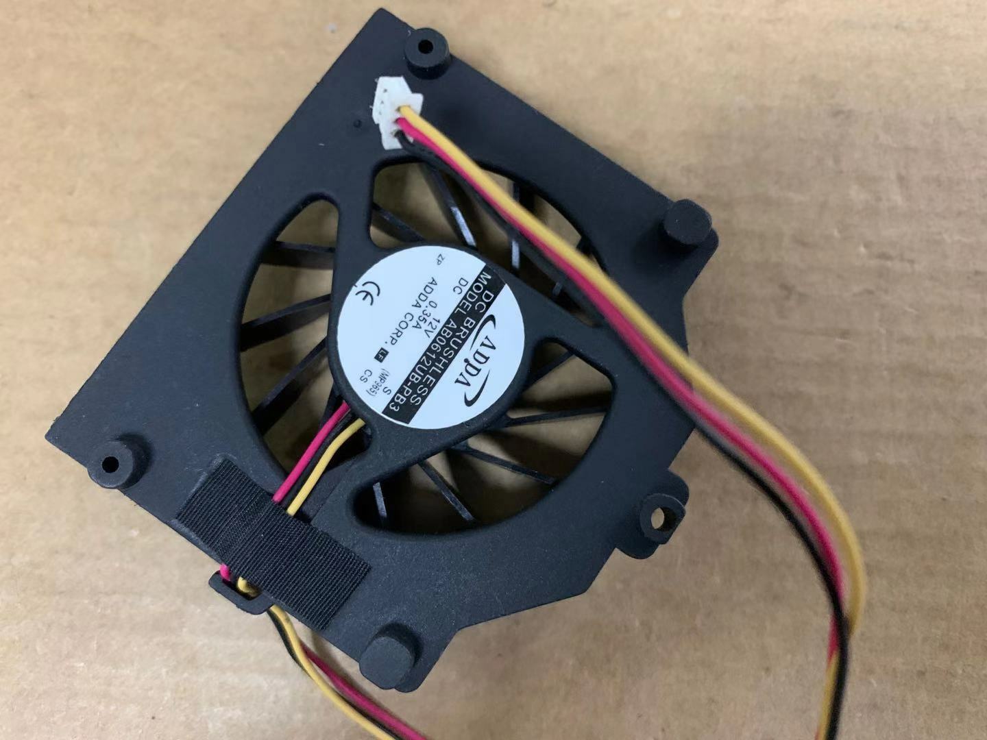 new For ADDA AB0612UB-PB3 fan DC12V 0.35A 3pin with 60 days