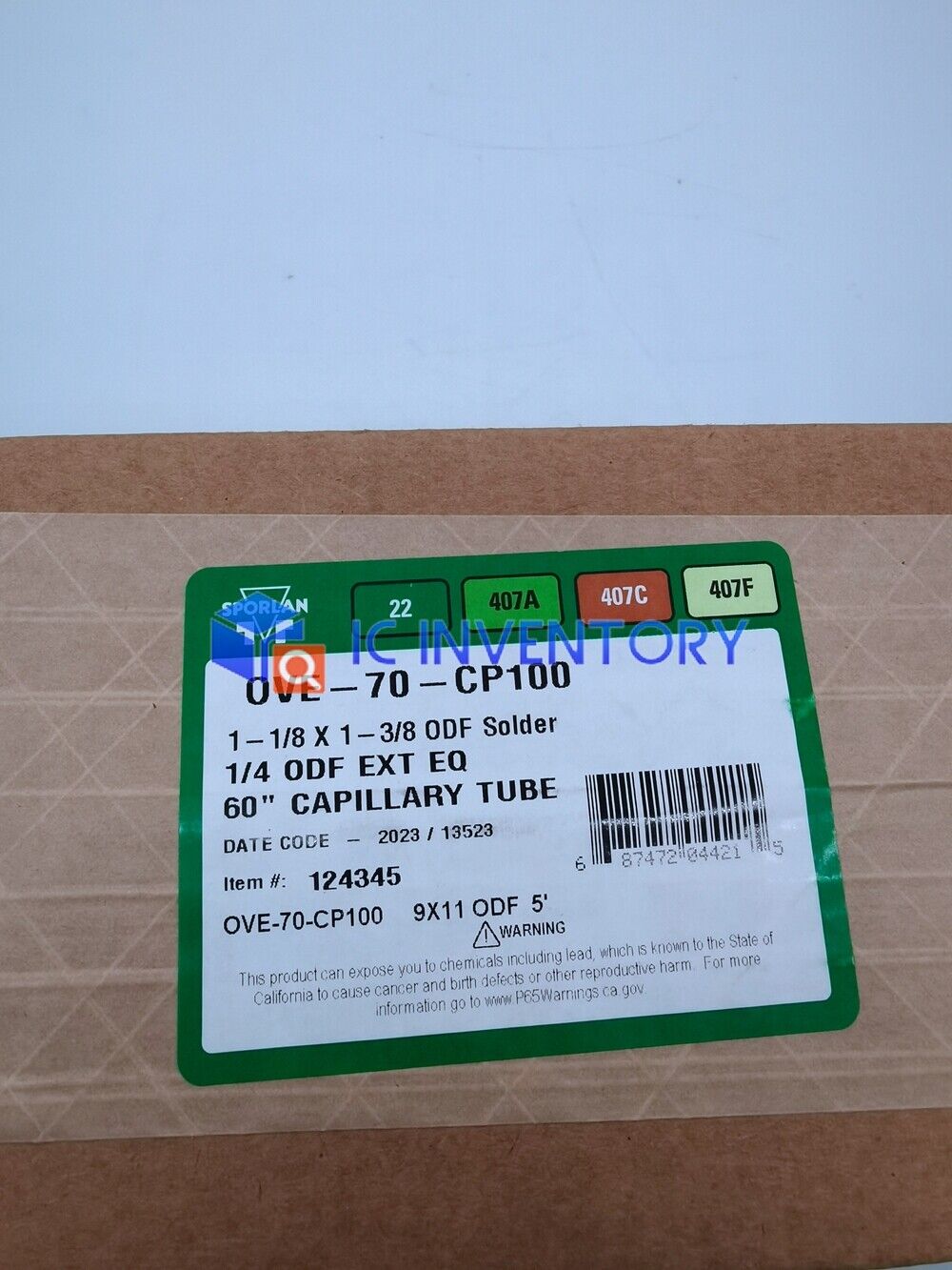 new 1PCS For Sporlan OVE-70-CP100 Thermal Expansion Valve OVE70CP100 - SPORLAN