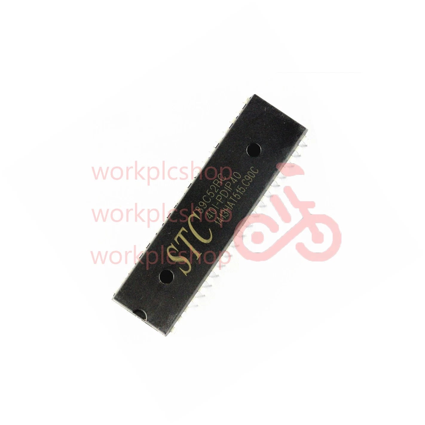 2 PCS MCU STC89C52RC-40I-PDIP40 STC 89C52RC DIP40 MCU and STC