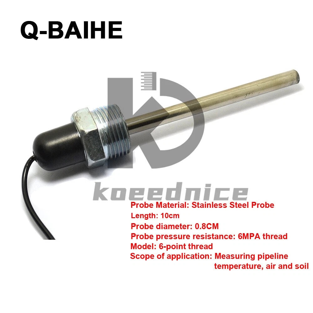 Thermometer with Probe Temperature Measuring Instrument High Precision Digital