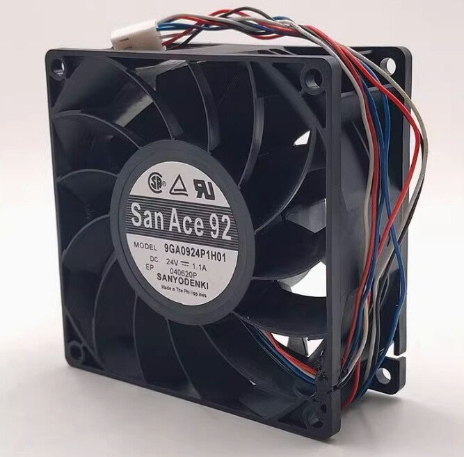 1 pcs Sanyo San Ace92 DC24V 1.1A 9GA0924P1H01 inverter cooling fan