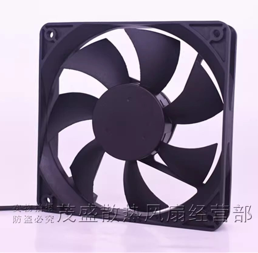 T&T 1225M12S-ND1 12025 DC12V 0.6A 12CM 2-Wire Silent Cooling Fan