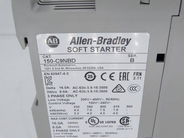 Allen Bradley 150-C9NBD Series B Motor Starter - ALLEN BRADLEY
