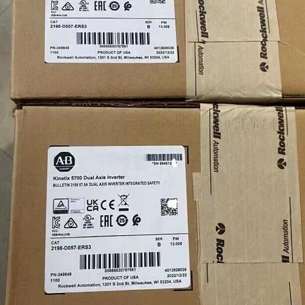 Allen Bradley Kinetix 5700 Dual Axis Inverter Model: 2198D057ERS3 - ALLEN BRADLEY