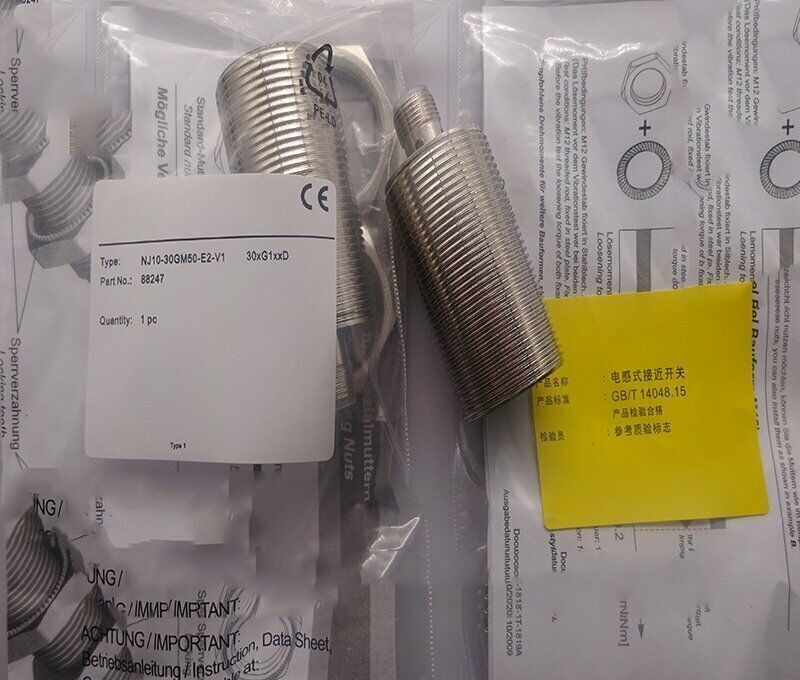 new One Pepperl+ Fuchs NJ10-30GM50-E2-V1 Proximity Switch - FUCHS