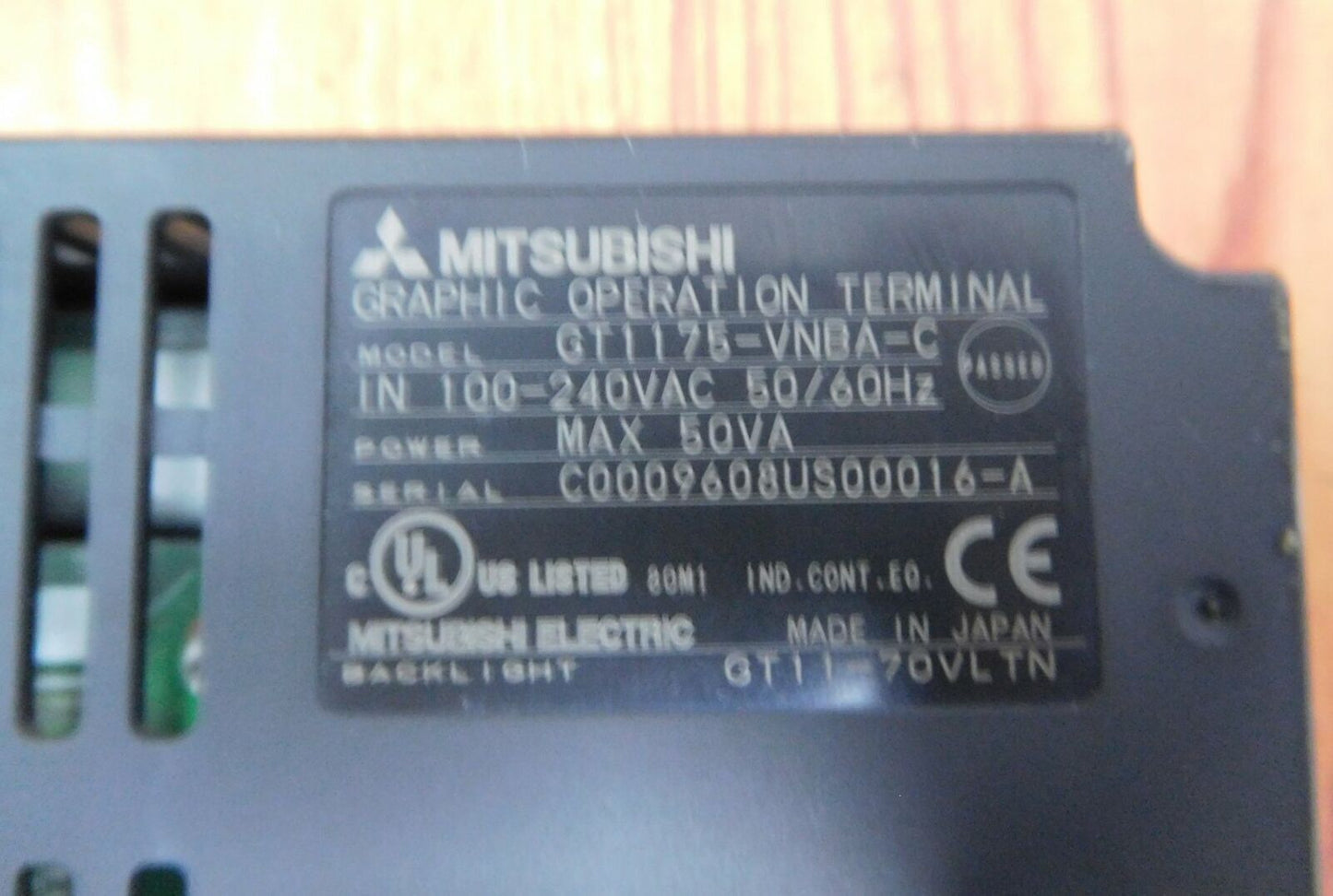 Mitsubishi GT1175-VNBA-C used touch screen - MITSUBISHI