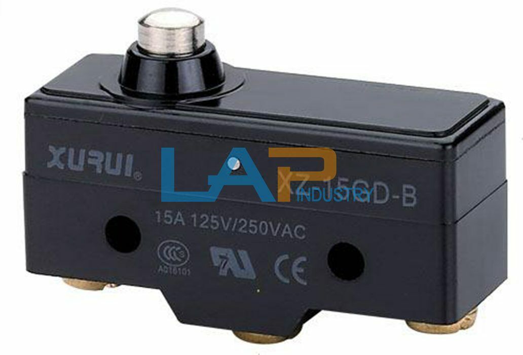 new 10Pcs For XURUI Micro Switch Reed Short Button Type Silver Contact XZ-15GD-B - XURUI