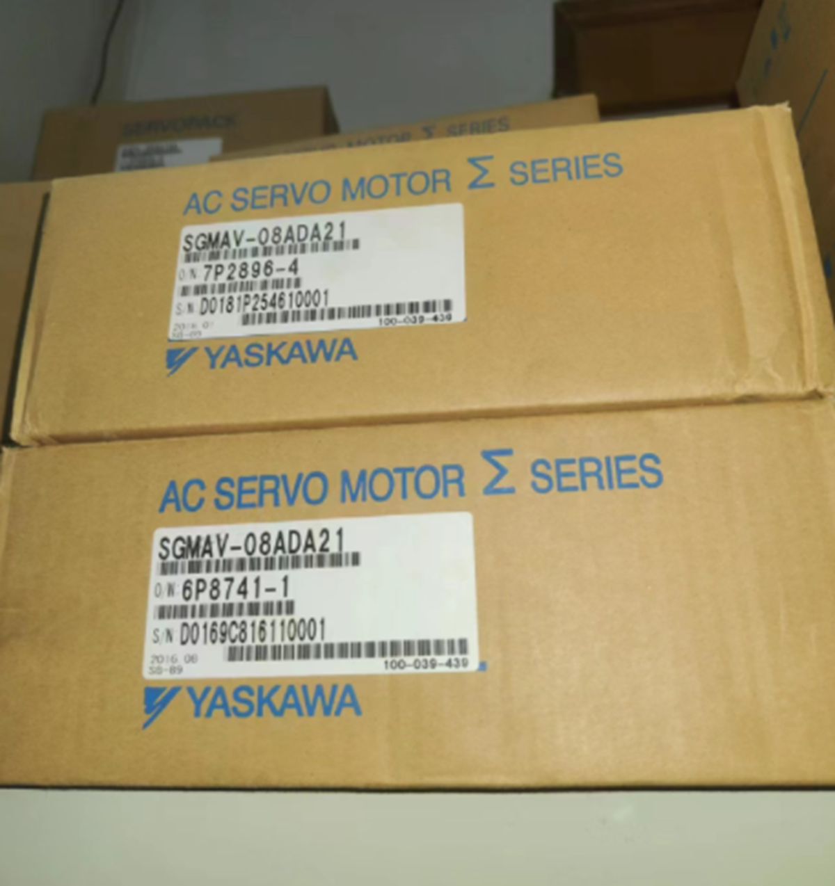 YASKAWA SGMAV-08ADA21 Servo Motor - High Performance servo motor for industrial applications - YASKAWA