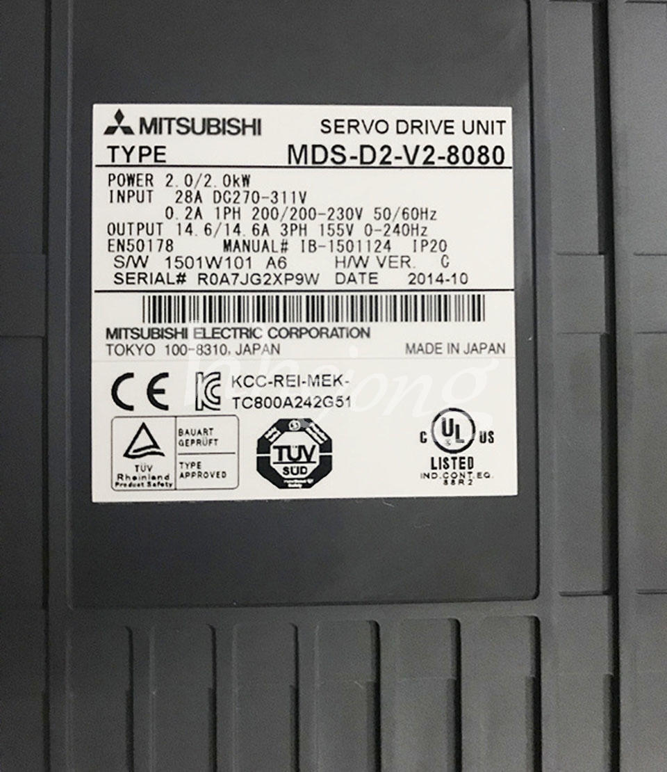 Mitsubishi Servo Drive MDS-D2-V2-8080 - MITSUBISHI