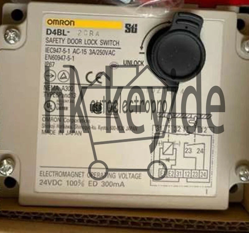 1PC Omron D4BL-2CRA Guard Lock Safety-door Switch ~