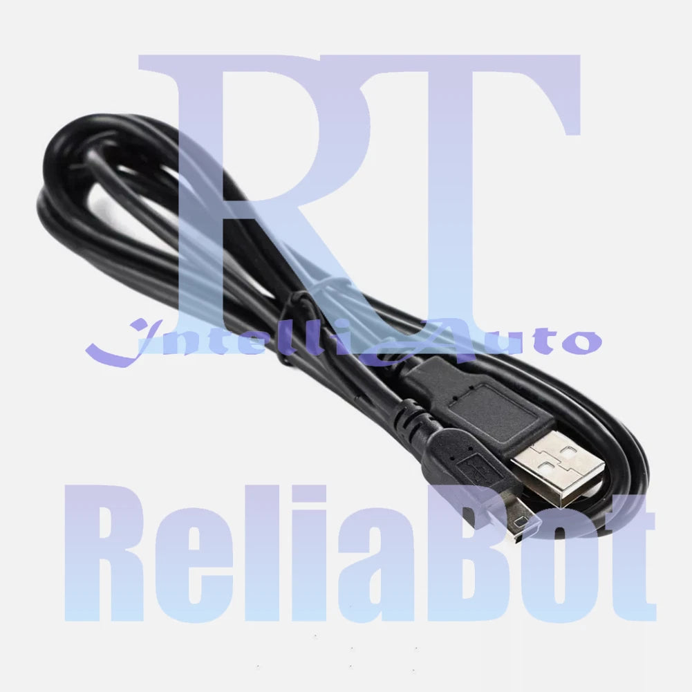 70cm Black 5 Pin Mini USB Charger Cable Cord MP3 MP4 PMP Media Player