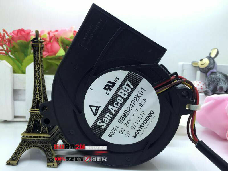 1pcs SANYO 9BMB24P2K01 24V 1.62A large air volume cooling fan