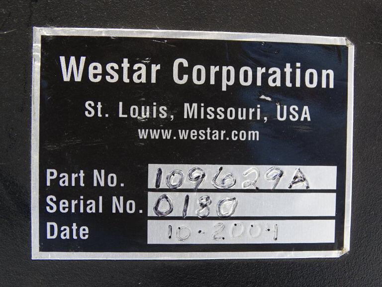 WESTAR CORPORATION WESTAR 109629A DRIVE - WESTAR CORPORATION