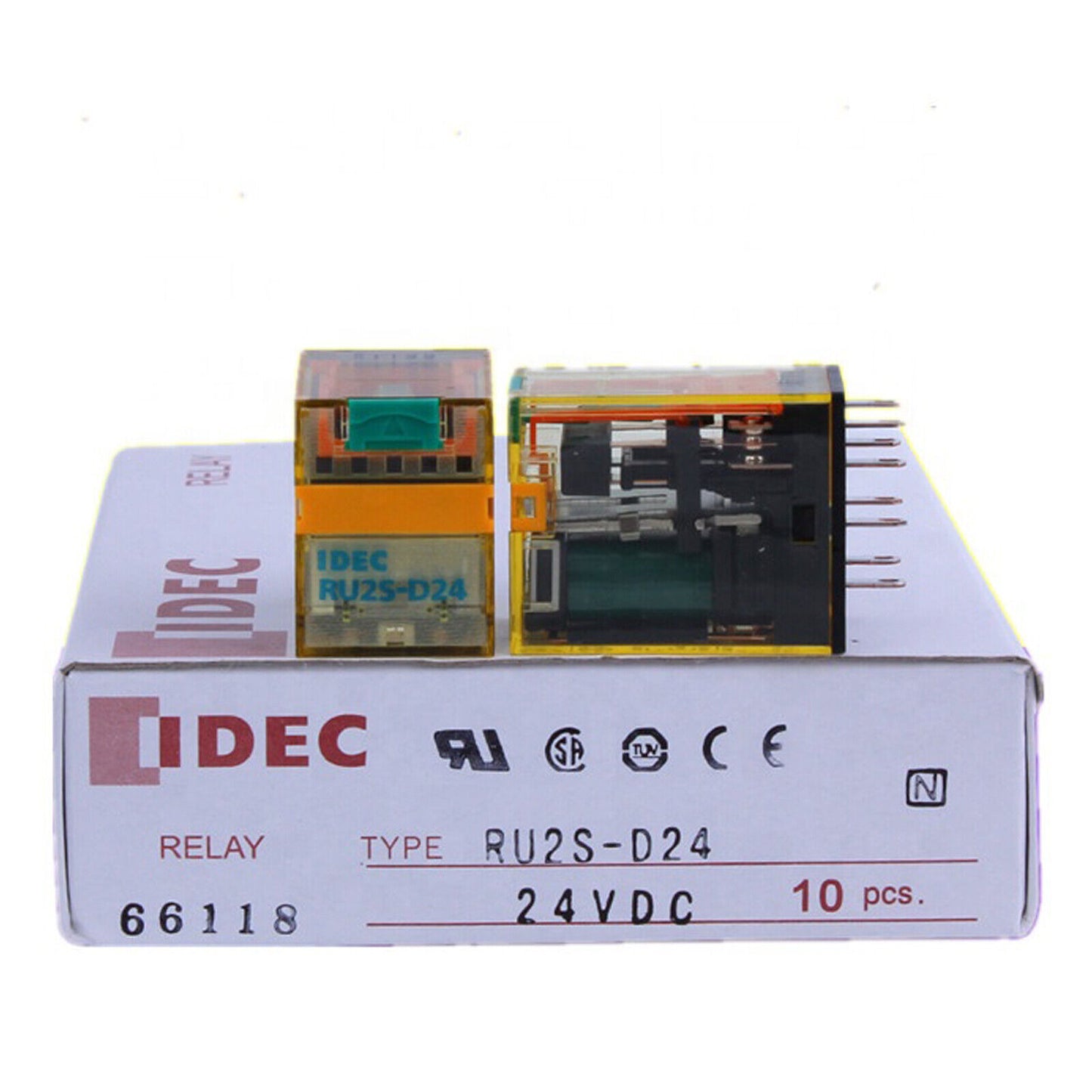 10-Piece IDEC Relay RU2S-D24 24VDC Power Relay - IDEK