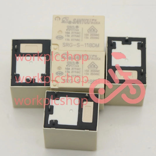 10PCS SANYOU SRG-S-118DM 18VDC Power Relay 4Pins 17A 277VAC #US