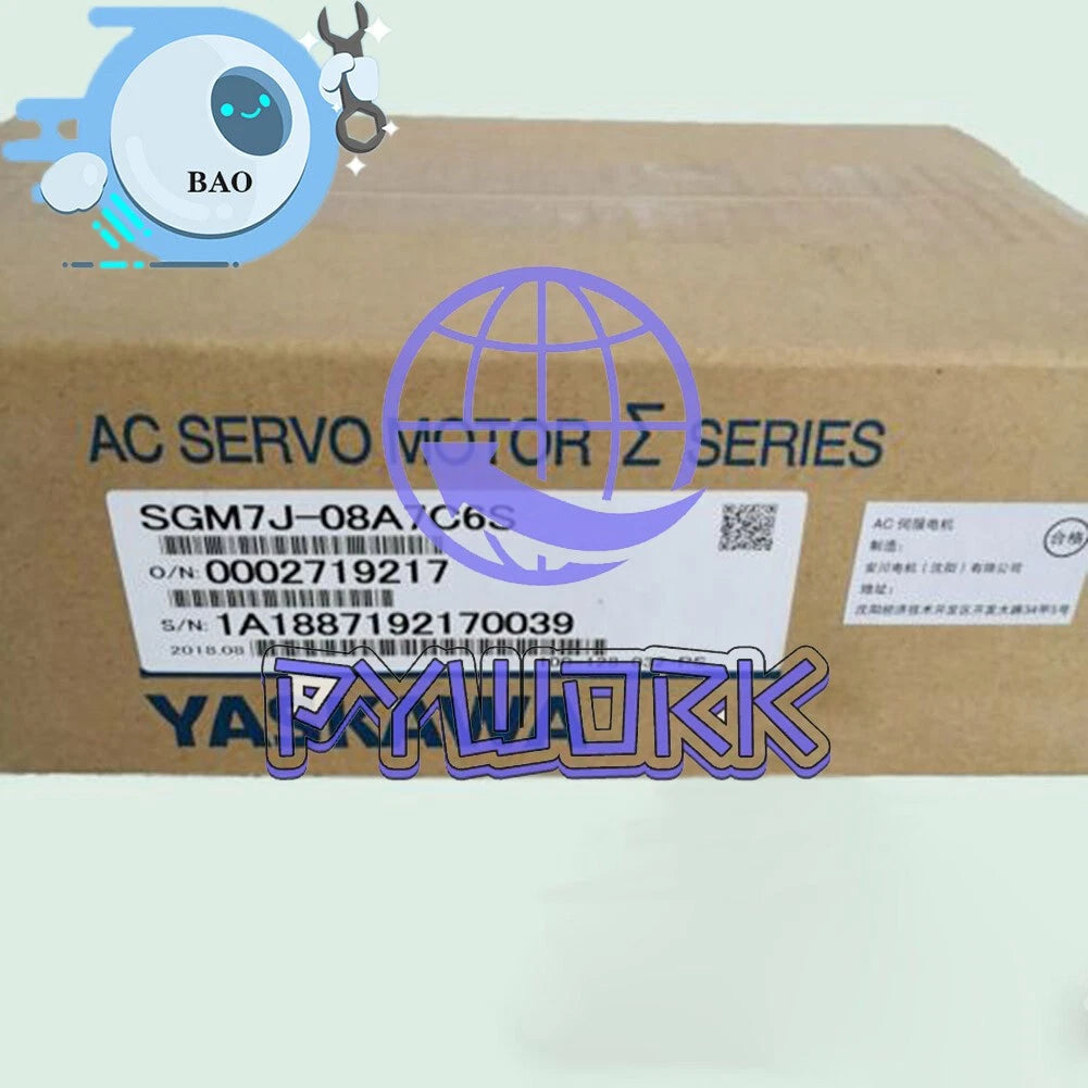 1PCS Yaskawa Servo Motor SGM7J-08A7C6S