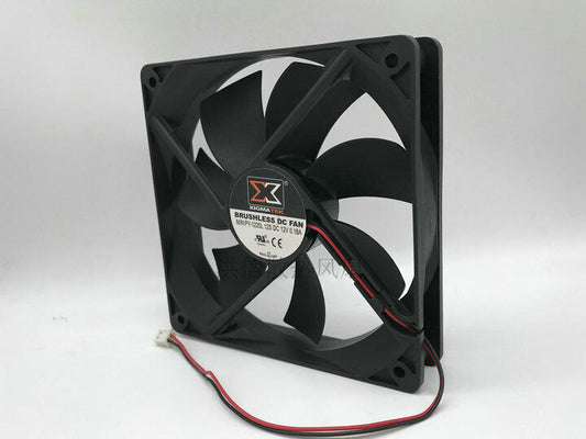 new 1 PCS XIGMATEK BRUSHLESS FAN PY-1225L12S DC 12V 0.18A 12025 12CM 2 Pin - XIGMATEK