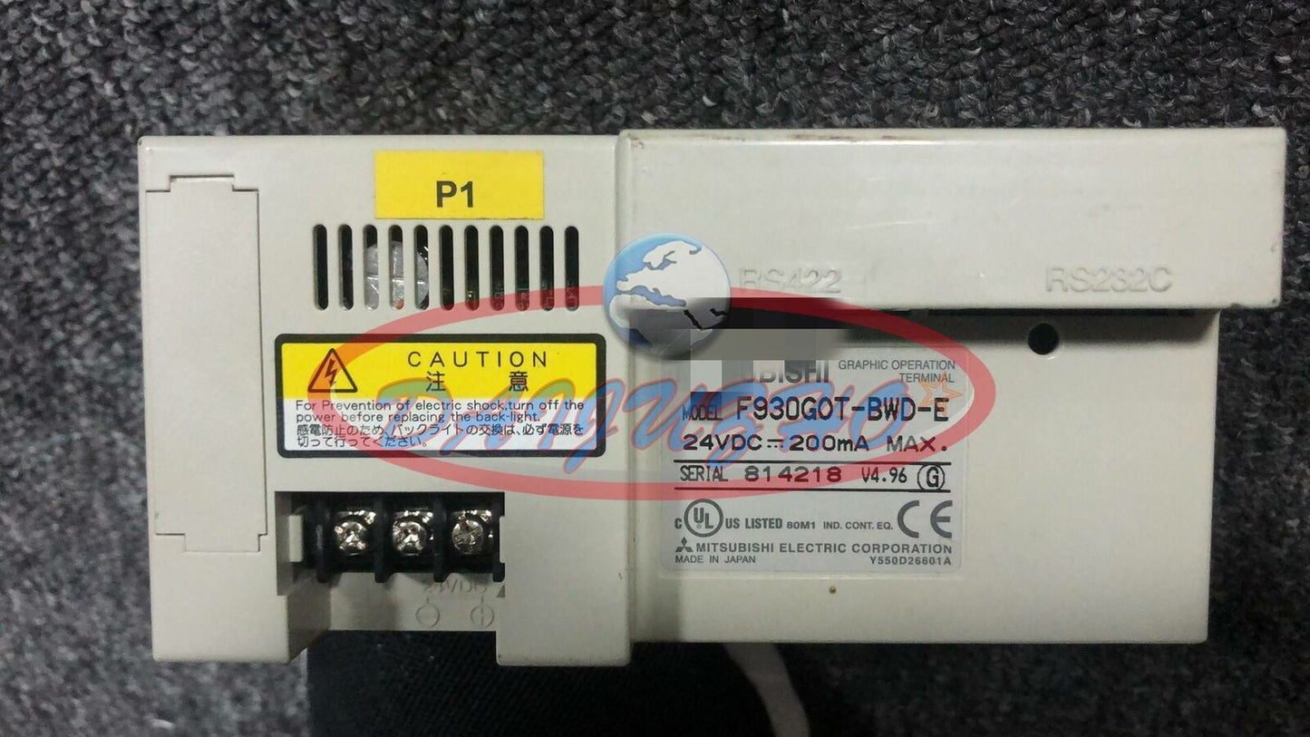Mitsubishi Electric F930GOT-BWD-E Graphic Operation Terminal - MITSUBISHI ELECTRIC