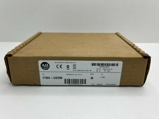 Surplus Sealed AB 1784-U2DN USB-to-DeviceNet Adapter, 2ft Cable - SURPLUS SEALED
