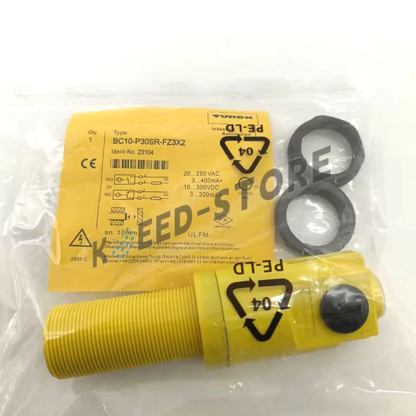 1PCS TURCK BC10-P30SR-FZ3X2 23104 Proximity switch