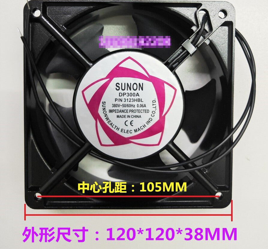 1pcs SUNON DP300A P / N 3123HBL 380V 0.06A 12038 AC cooling fan