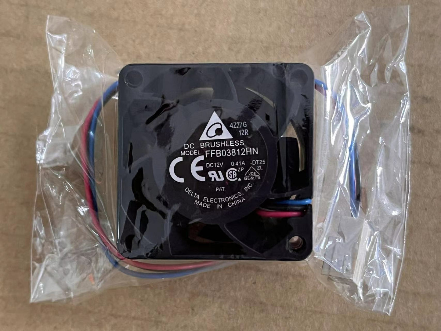 new Delta FFB03812HN 3828 3.8CM 12V 0.41A 3-wire fan