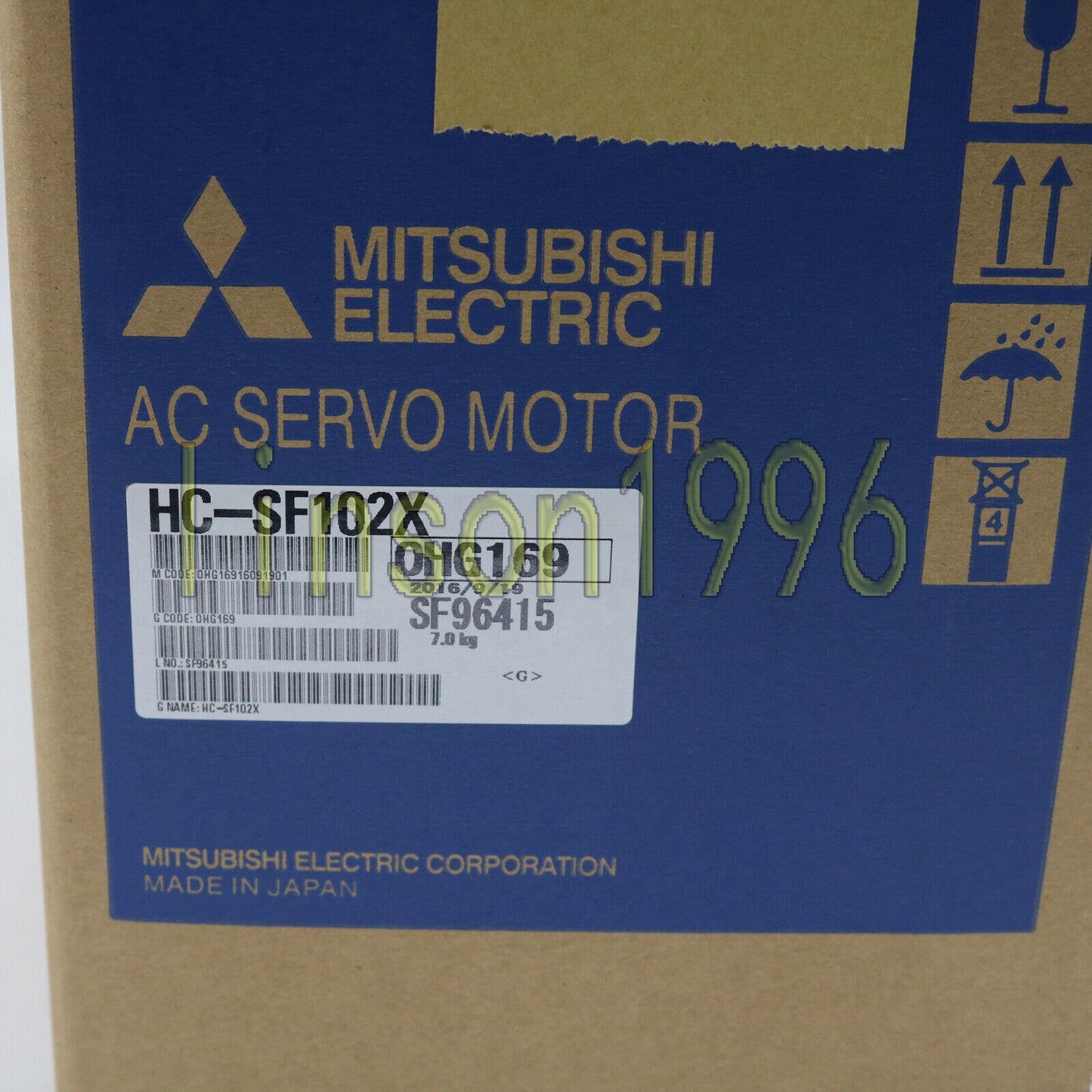 HC-SF102X AC Servo Motor - MITSUBISHI