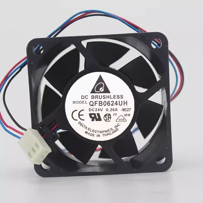 Delta QFB0624UH DC24V 0.26A 3-Pin Inverter Cooling Fan