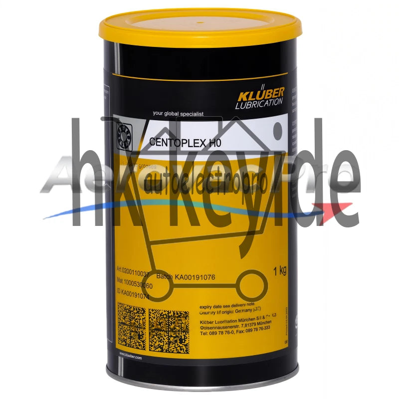 1Pcs KLUBER Lubrication CENTOPLEX H0 1KG (13 Oz) SAFE RELIABLE High Quality