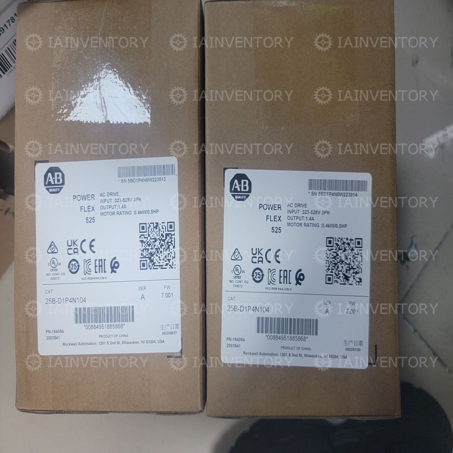 Sealed Allen-Bradley 25B-D1P4N104 Fast Ship, One-Year Warranty - ALLEN-BRADLEY