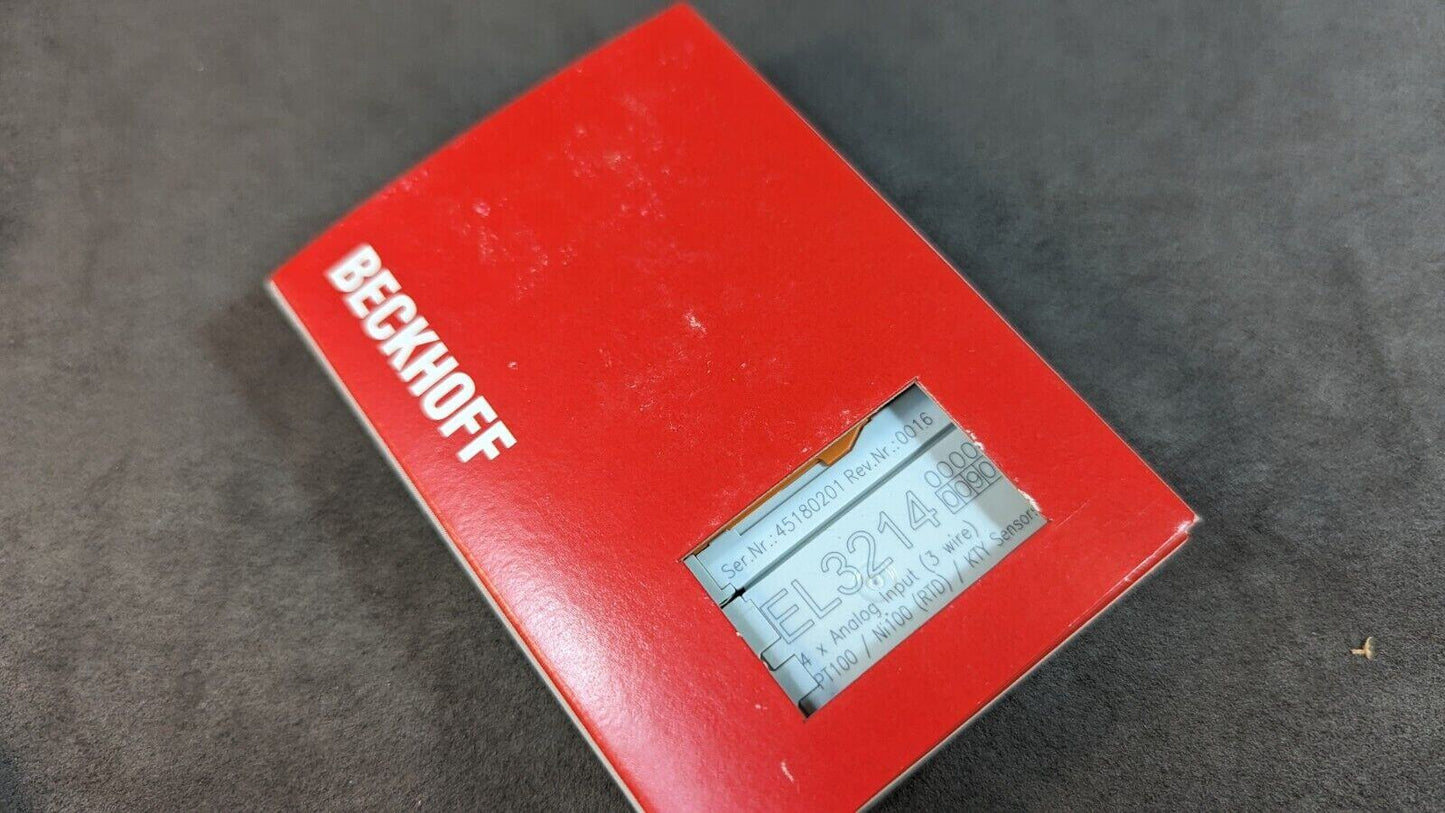 BECKHOFF EL3214 Module New in Box - BECKHOFF