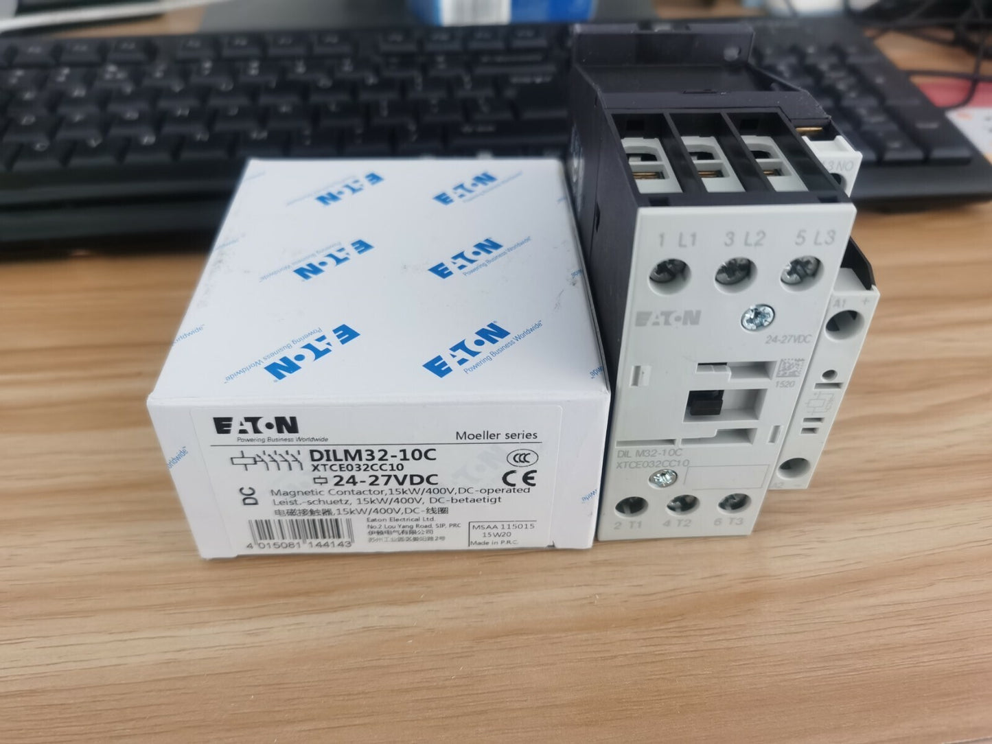 1PCS Eaton Moeller DILM32-10C XTCE032CC10 Contactor 24-27VDC