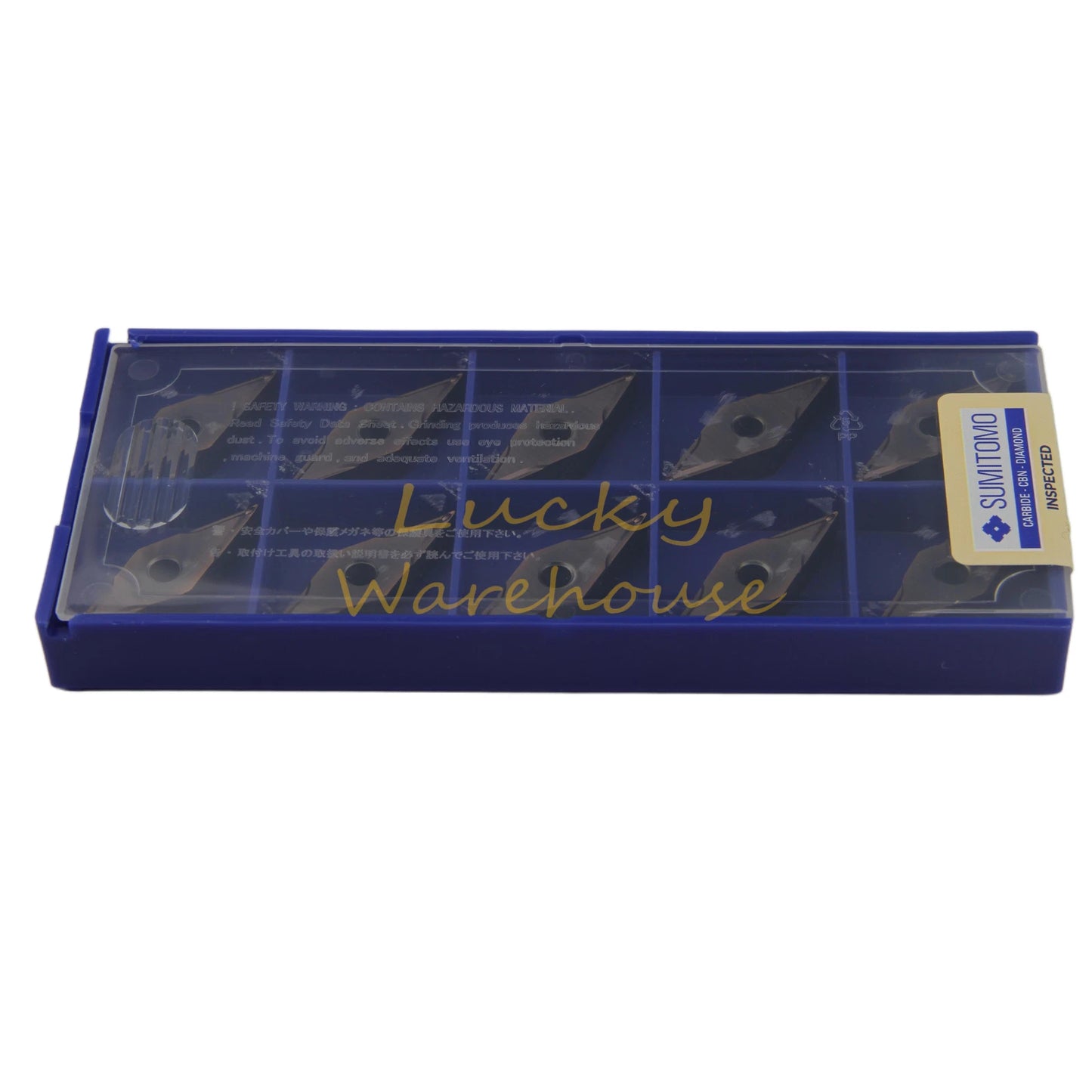 10PCS/ SUMITOMO VNMG160402N-SU AC520U Carbide Inserts