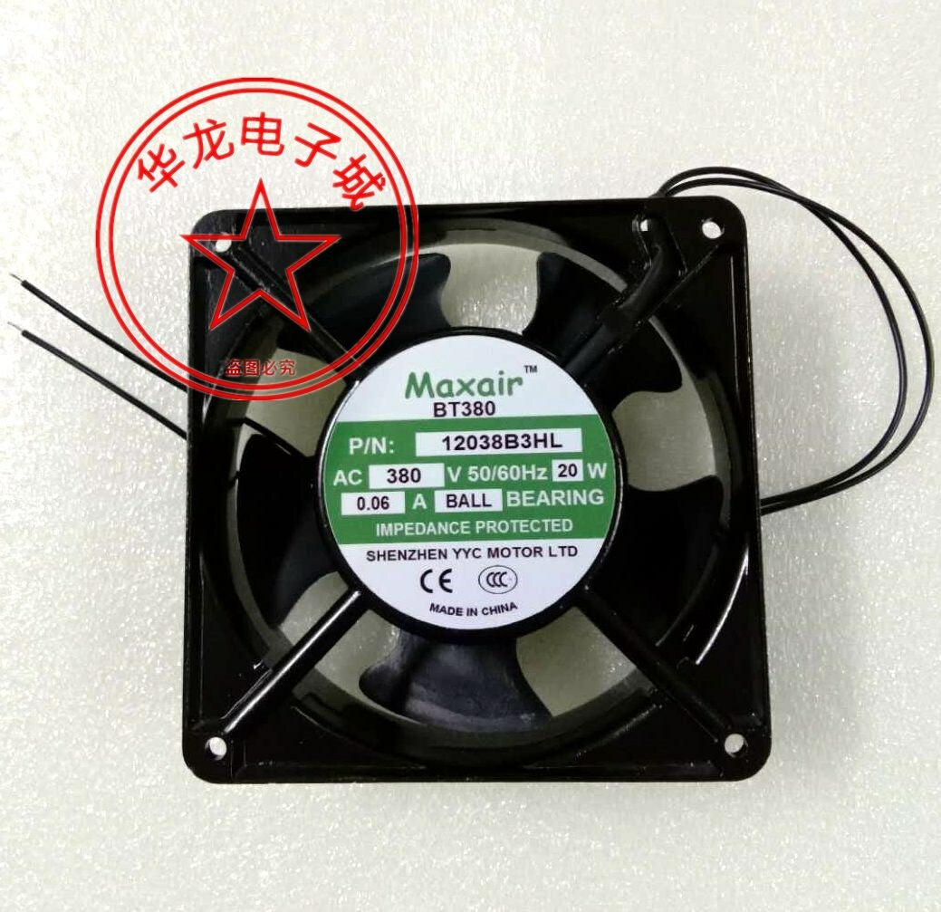 1pcs Maxair BT380 12038B3HL 380V 20W 0.06A axial flow AC fan