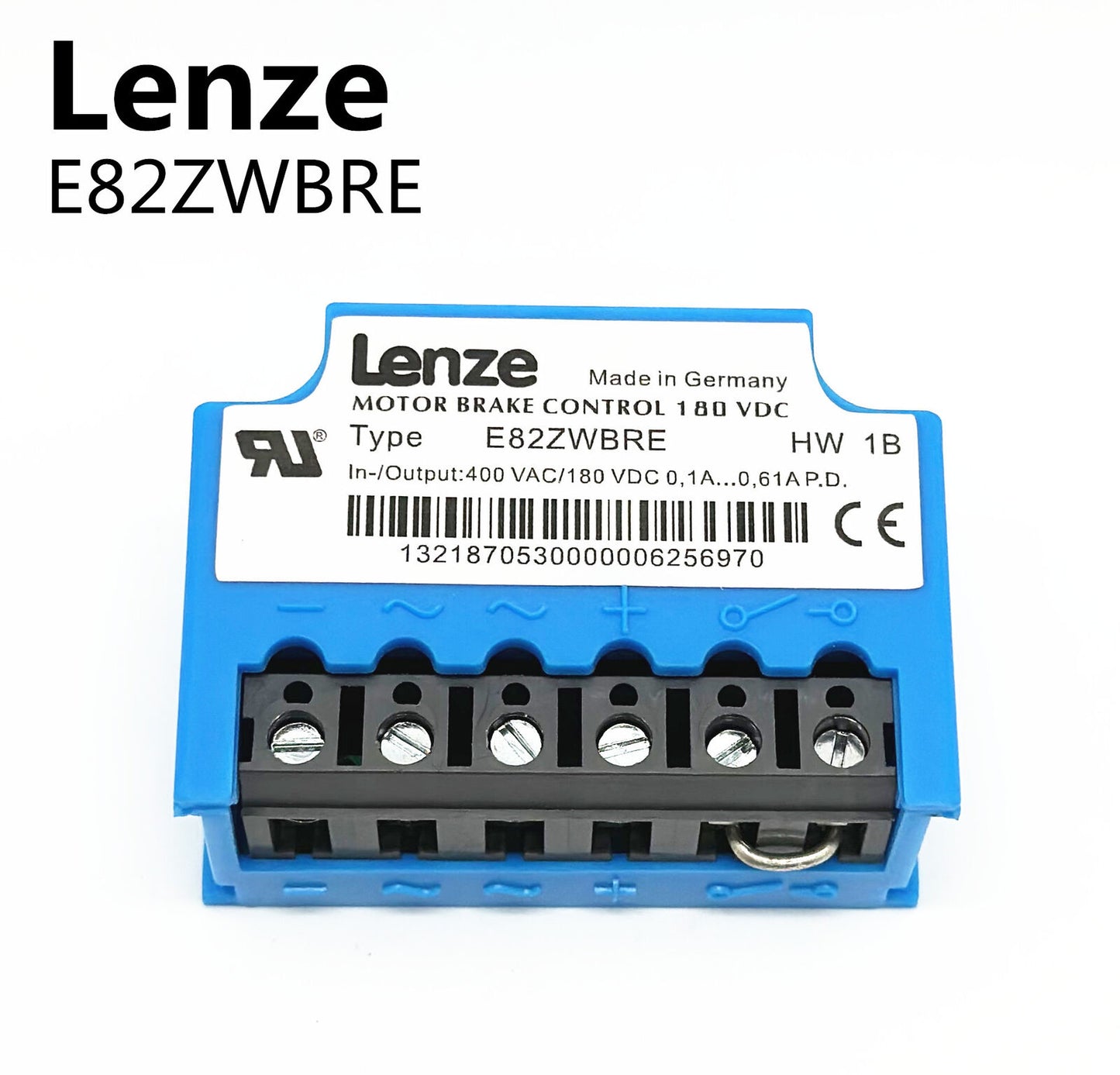 new E82ZWBRE Lenze MOTOR BRAKE CONTROL 180 VDC 400 VAC 0.61A