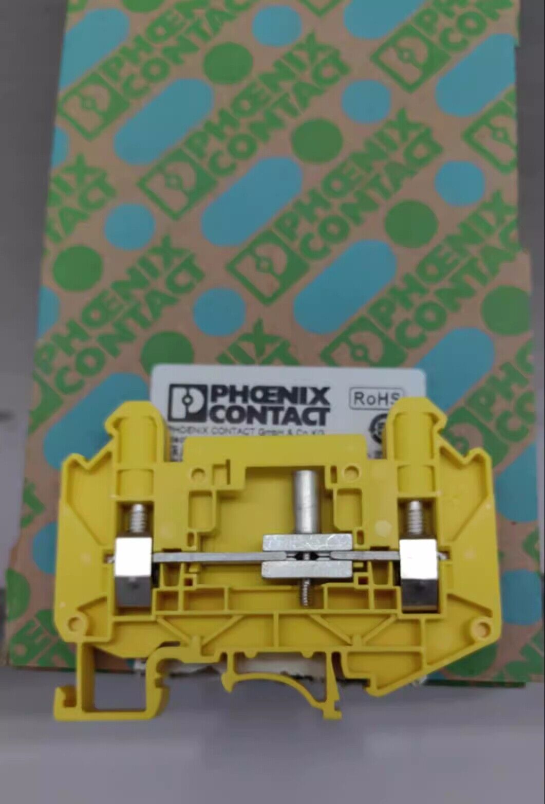 new 50pcs Phoenix Breaking Test Terminal UT 6-T-HV YE Order Number 3001351 - PHOENIX
