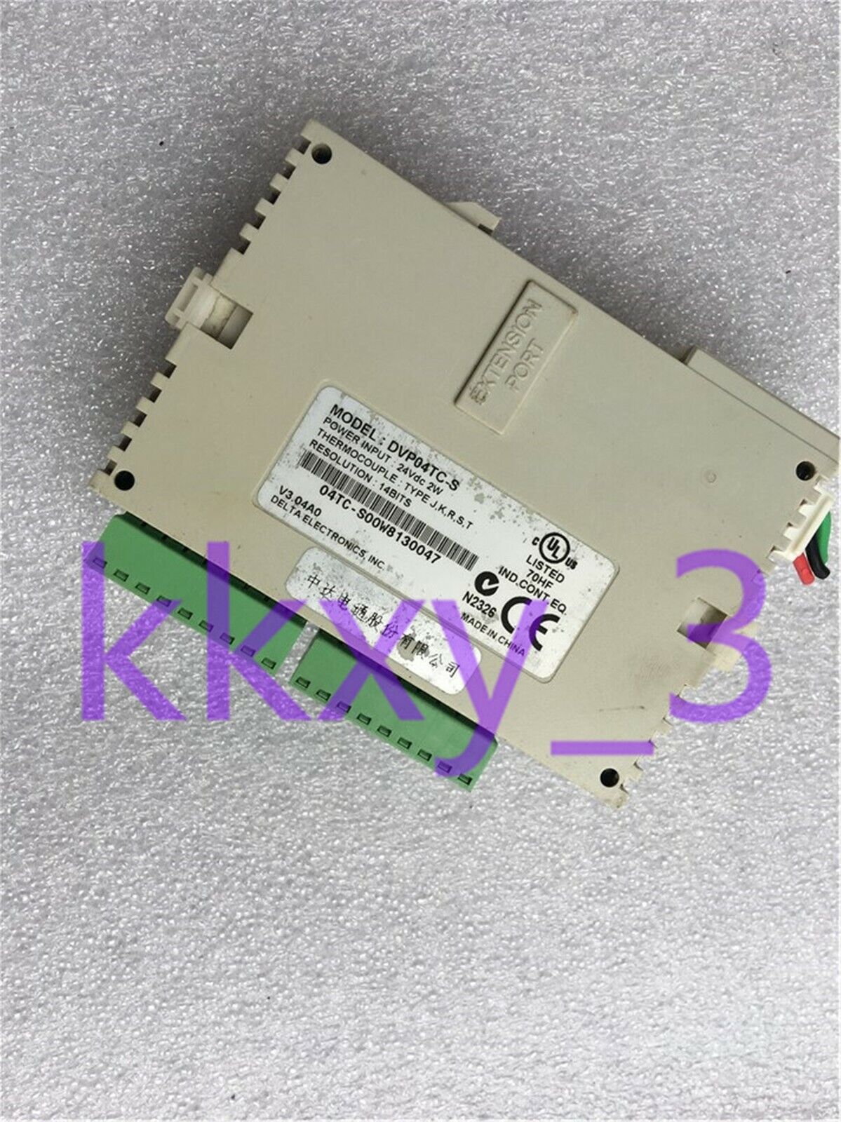 Used Delta DVP04TC-S Module Tested - DELTA