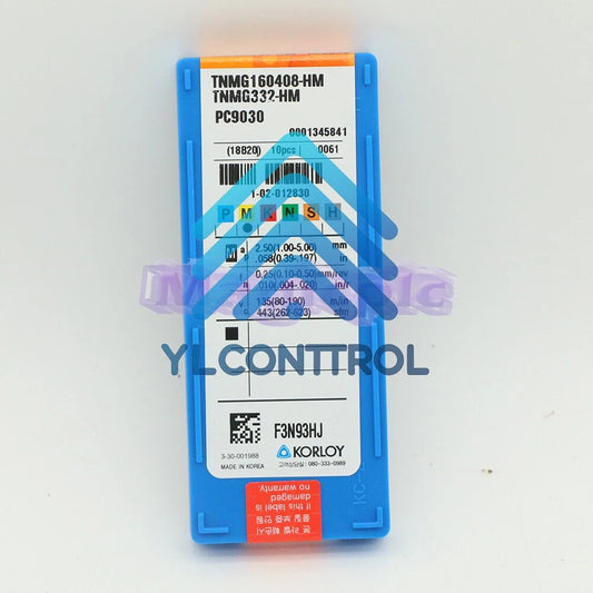 (10PCS/BOX) KORLOY TNMG160408-HM PC9030 Carbide Inserts CNC TOOL **