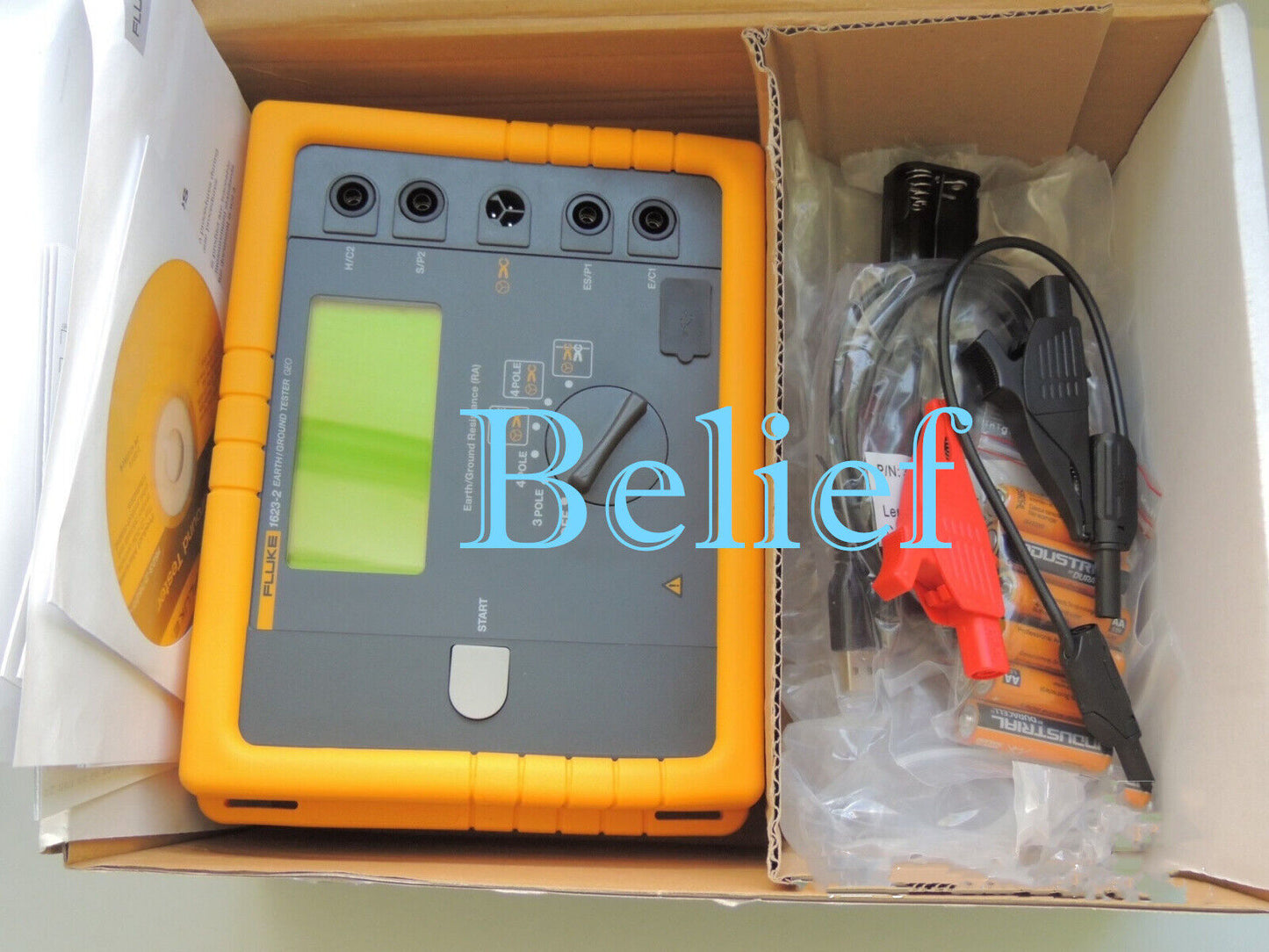 New FLUKE 1623-2 GEO Ground Tester Fast Delivery - FLUKE