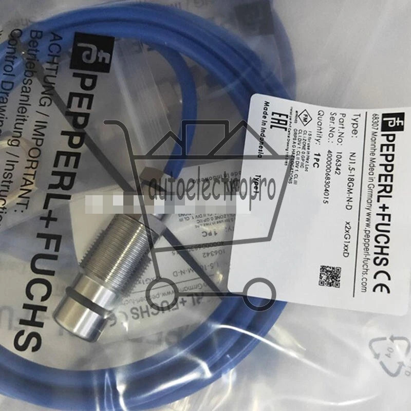 1Pcs PEPPERL+FUCHS Proximity Switch NJ1.5-18GM-N-D Sensor