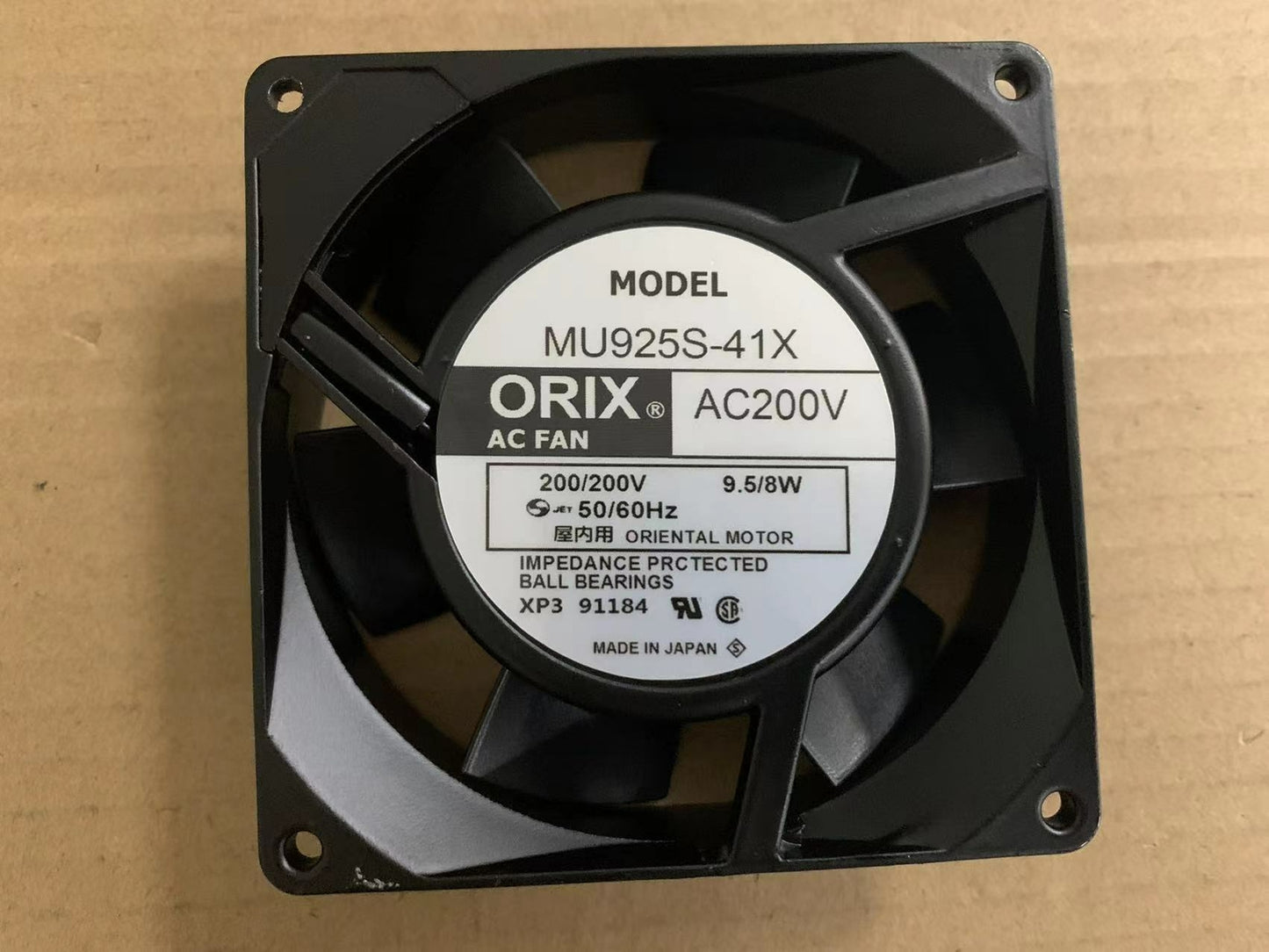 new 1pcs ORIX MU925S-41X AC200V cooling fan