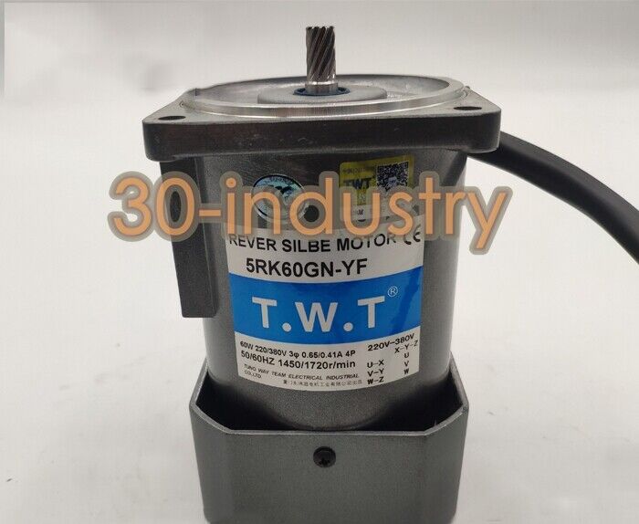 TWT 60W Three-Phase Motor 5RK60GN-YF 220/380V 1450/1720r/min - TWT