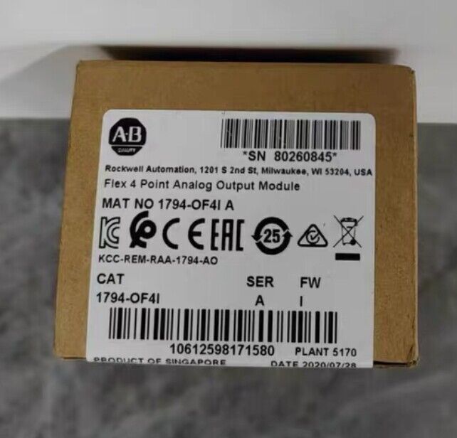 AB Factory Sealed 1794OF4I Flex 4 Point Analog Output Module - AB