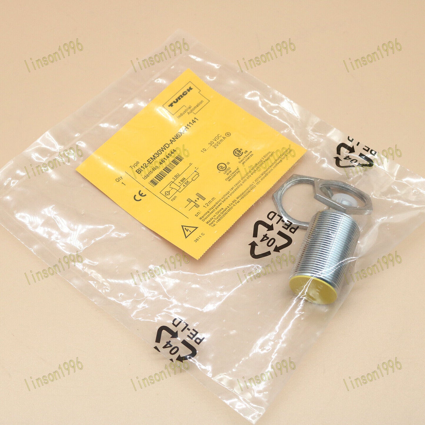 TURCK BI12-EM30WD-AN6X-H1141 Proximity Sensor - TURCK