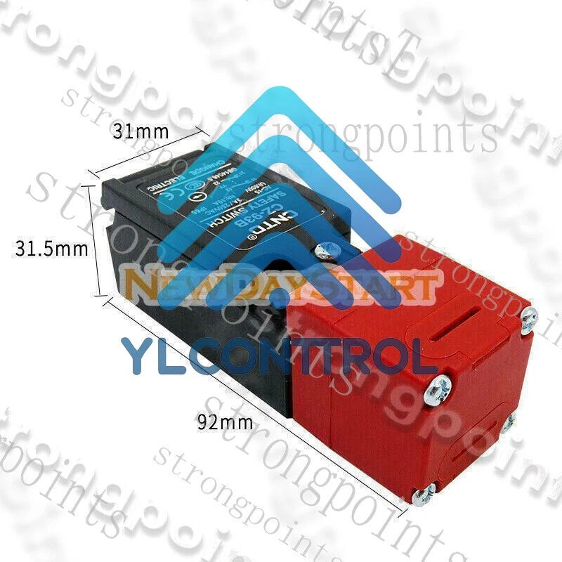 1PC Limit Switch Safety Door Micro with K2 Key for CNTD CZ-93B~