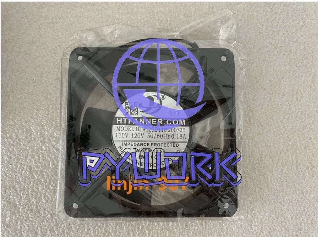 1PC HTFANNER.COM 12025 HTA120D110 200730 110V-120V 0.18A 12CM cooling fan#