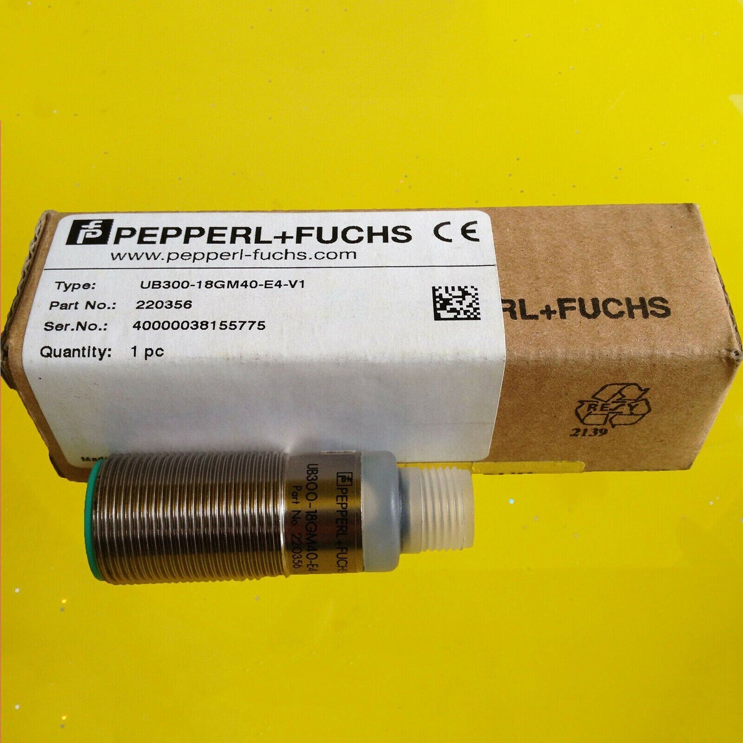 New Pepperl+Fuchs Ultraasonic Sensor UB300-18GM40-E4-V1 - PEPPERL+FUCHS