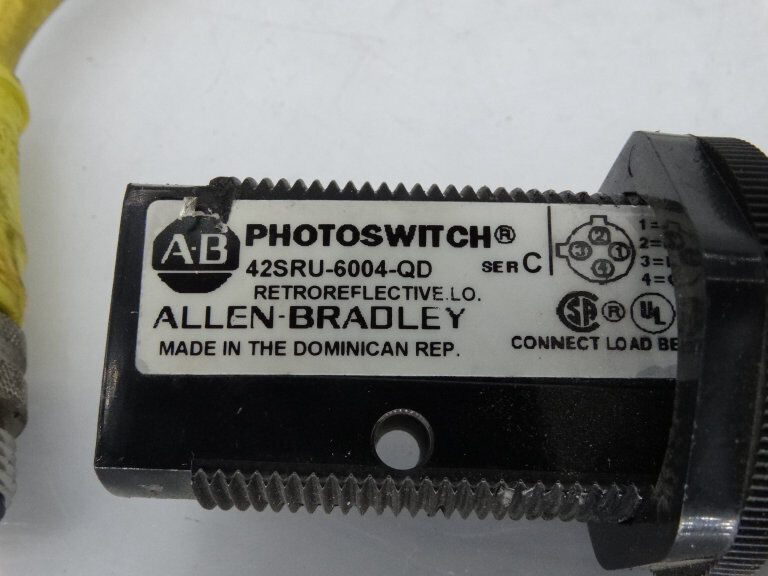 Allen Bradley 42SRU-6004 QD Series C Sensor | Contact-Free Motion Detection | Adjustable Sensitivity | 15 Feet Range | Compatible with Various Devices | High-Performance Motion Sensor - ALLEN BRADLEY