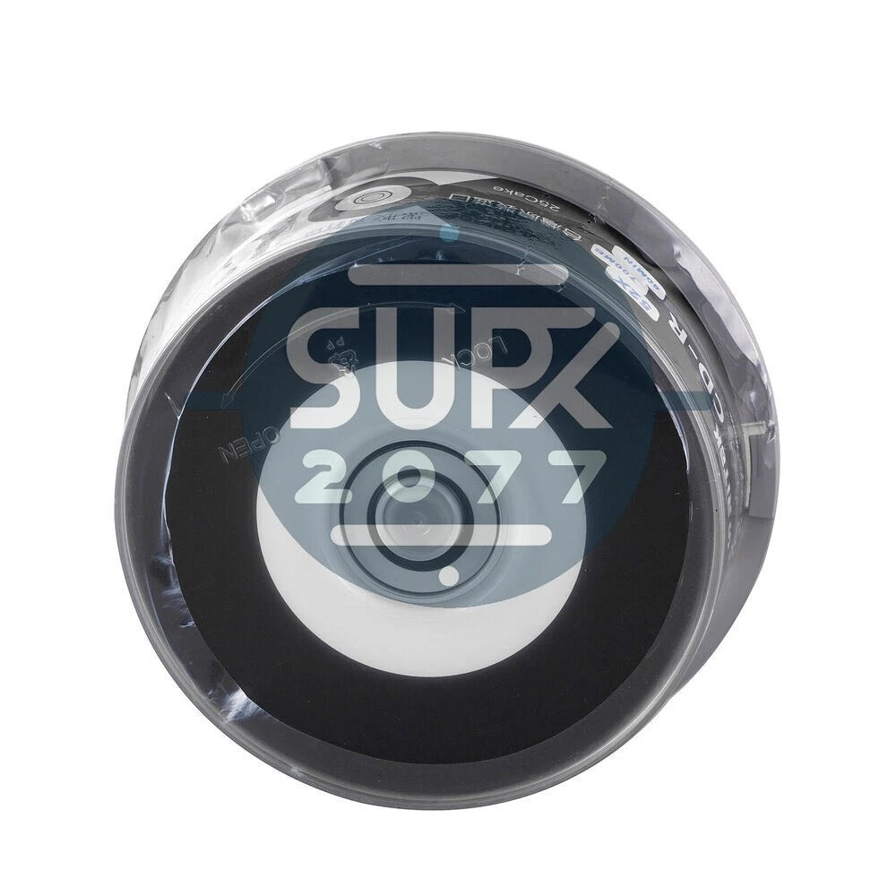 25pcs 700MB 80min 52X 65mm Circle Printable CD-R Blank Discs Vinyl Black Record